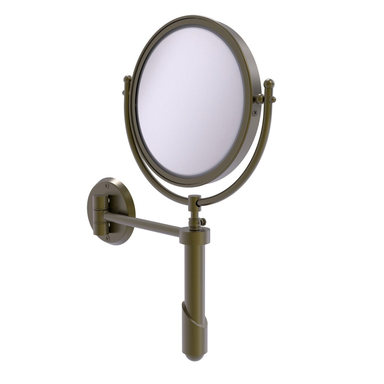 Soho Collection Wall Mounted Make-Up Mirror 8 Inch Diameter With 5X Magnification - Shm-8/5X-Abr